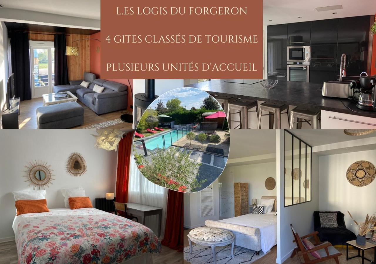 Les Logis Du Forgeron, Gites De Groupe Entre Loire & Vignes Saint-Jean-des-Mauvrets Buitenkant foto